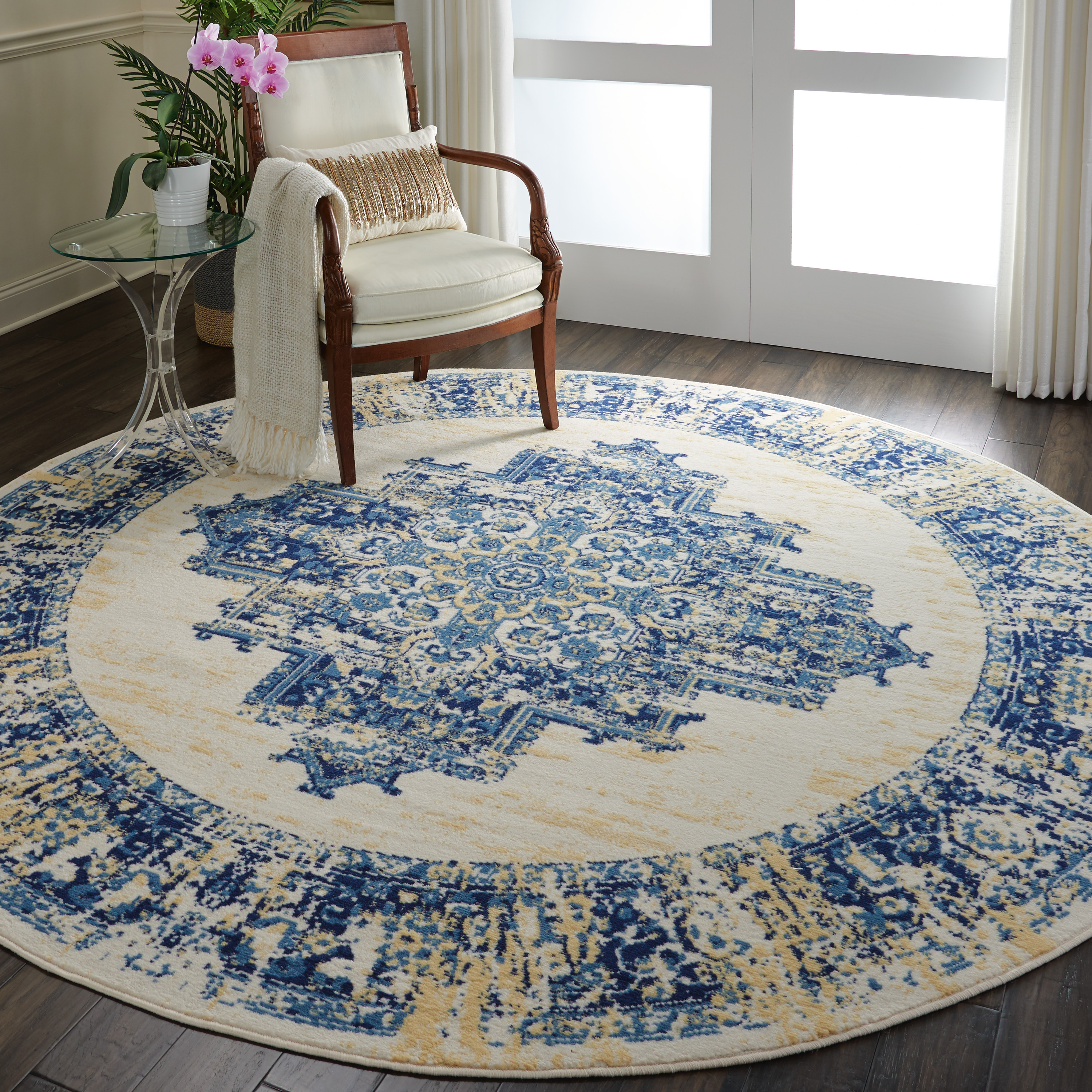 8' Round  Rug