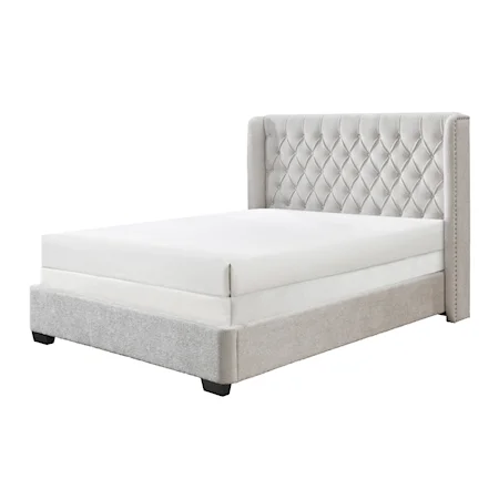 Daphne Contemporary Upholstered Queen Bed