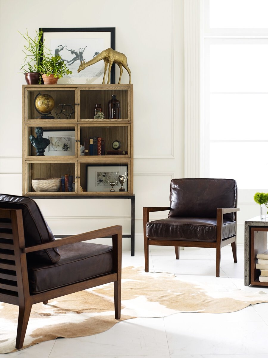 Four Hands Irondale High Leg Curio Cabinet