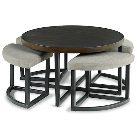 Coffee Table with Stools