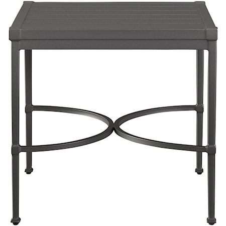 Transitional Outdoor End Table