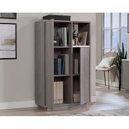 Contemporary Storage Cabinet with Adjustable Shelving