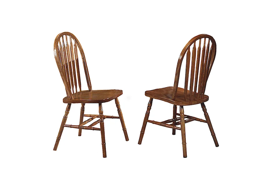 Dark Arrow Side Chair by Crown Mark at Elgin Furniture