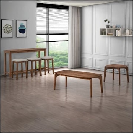 4-Piece Rectangular Dining Set