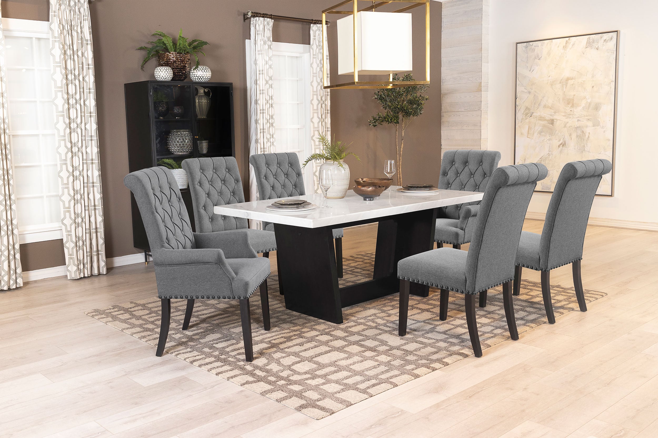Coaster Alana Alana Fabric Dining Side Chair