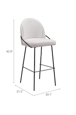 Zuo Jambi Collection Contemporary Dining Chair