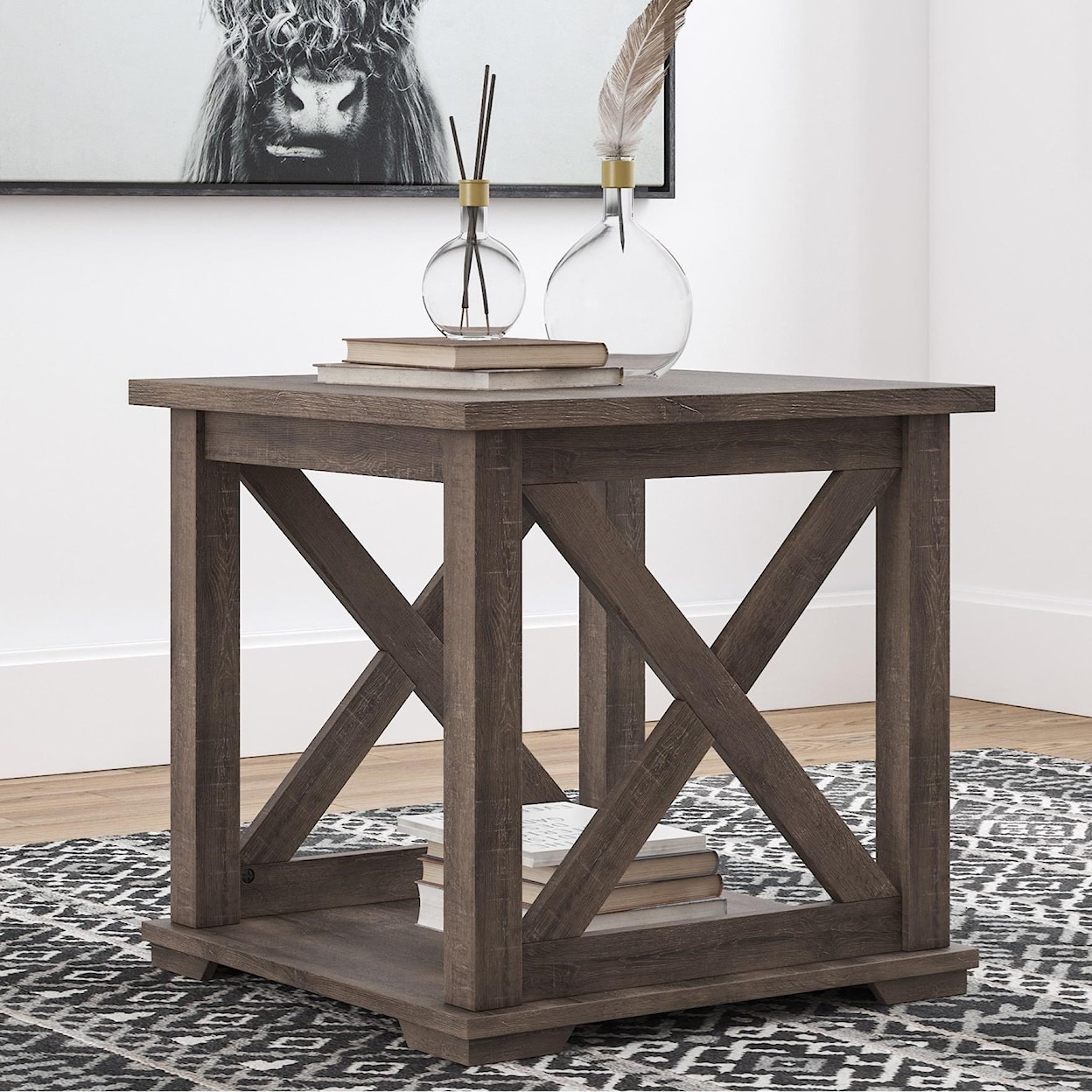 Signature Design Arlenbry Square End Table