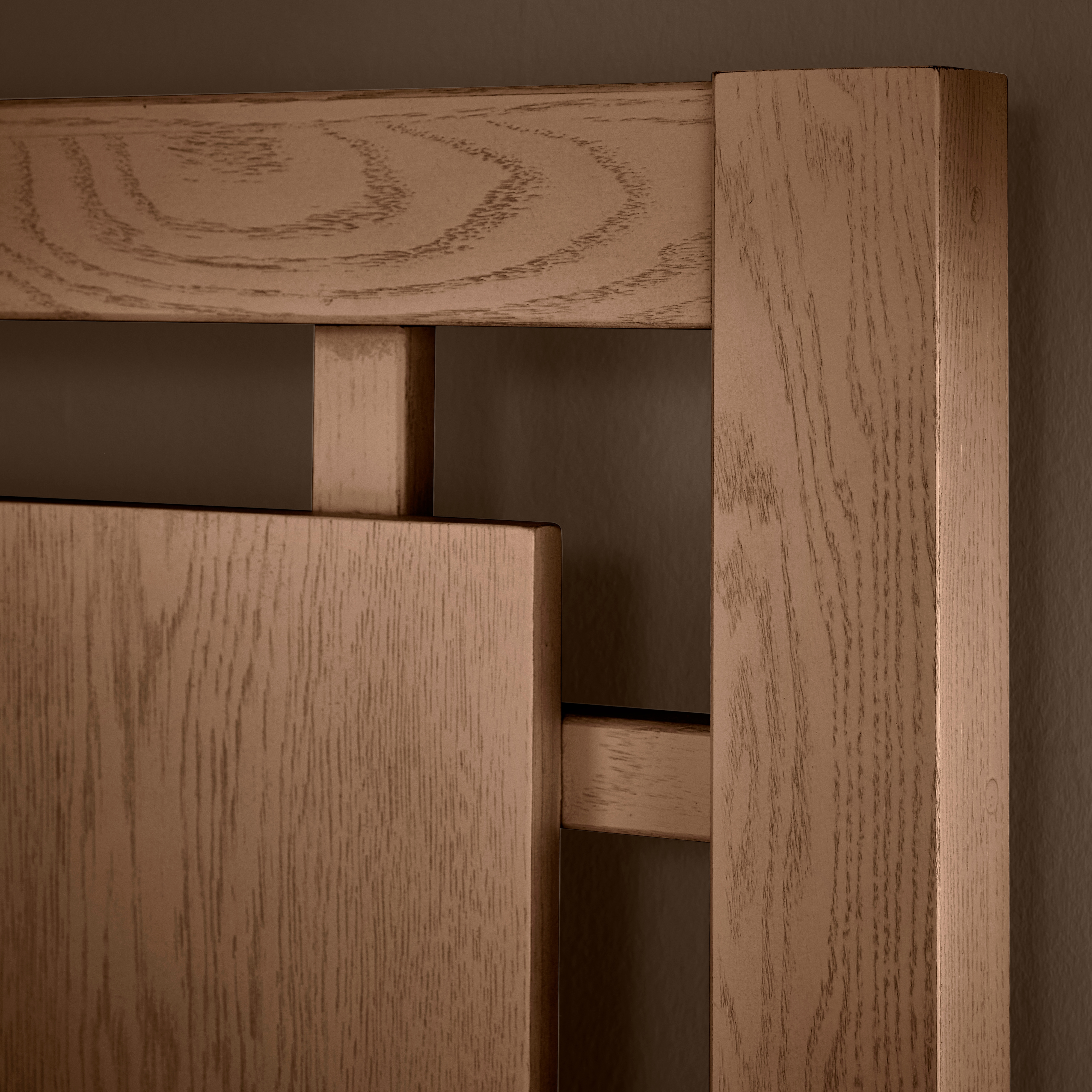 Vaughan-Bassett Lodge & Loft King Floating Storage Bed