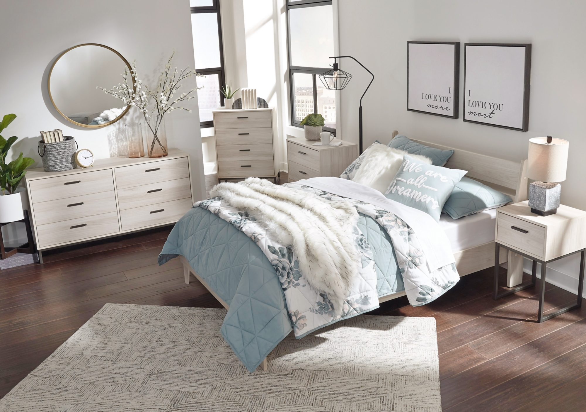 Signature Design by Ashley Socalle Full Panel Platform Bed