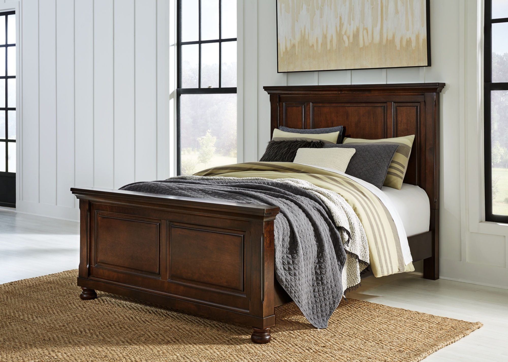 Queen Panel Bed