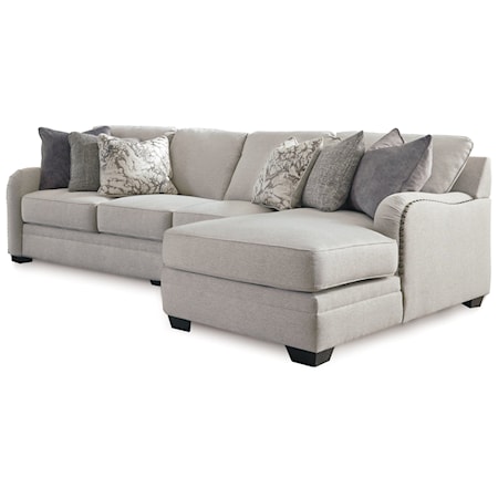 3-Piece Sectional with Chaise