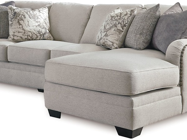 3-Piece Sectional with Chaise