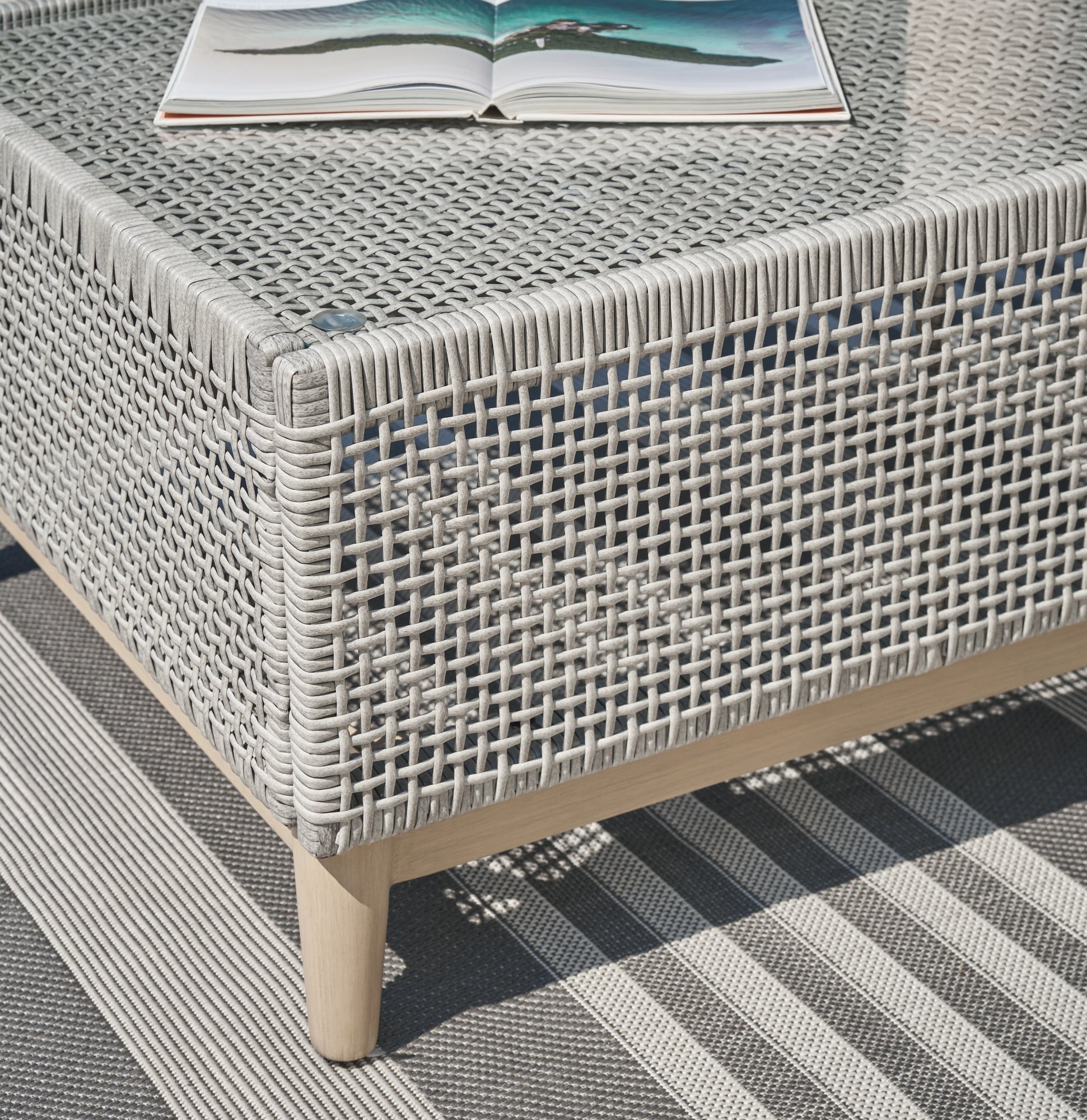 Signature Design by Ashley Seton Creek Outdoor Coffee Table