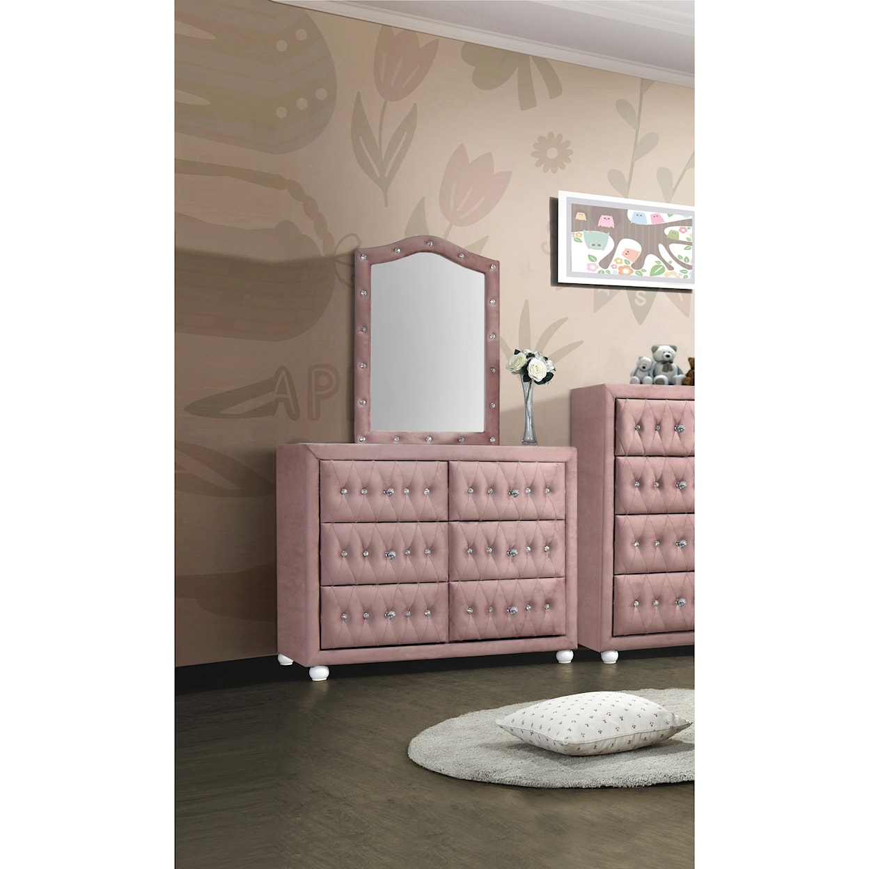 Acme Furniture Reggie Dresser and Mirror Set