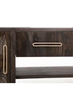 International Furniture Direct Balam Modern Rustic 2-Drawer Entertainment Center