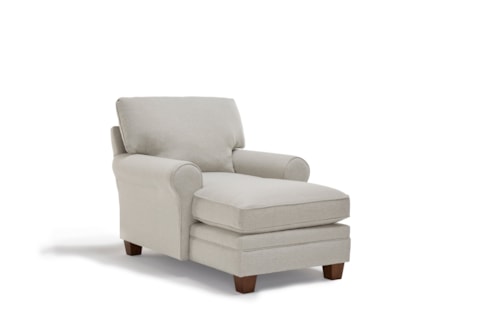 Transitional Chaise Lounge