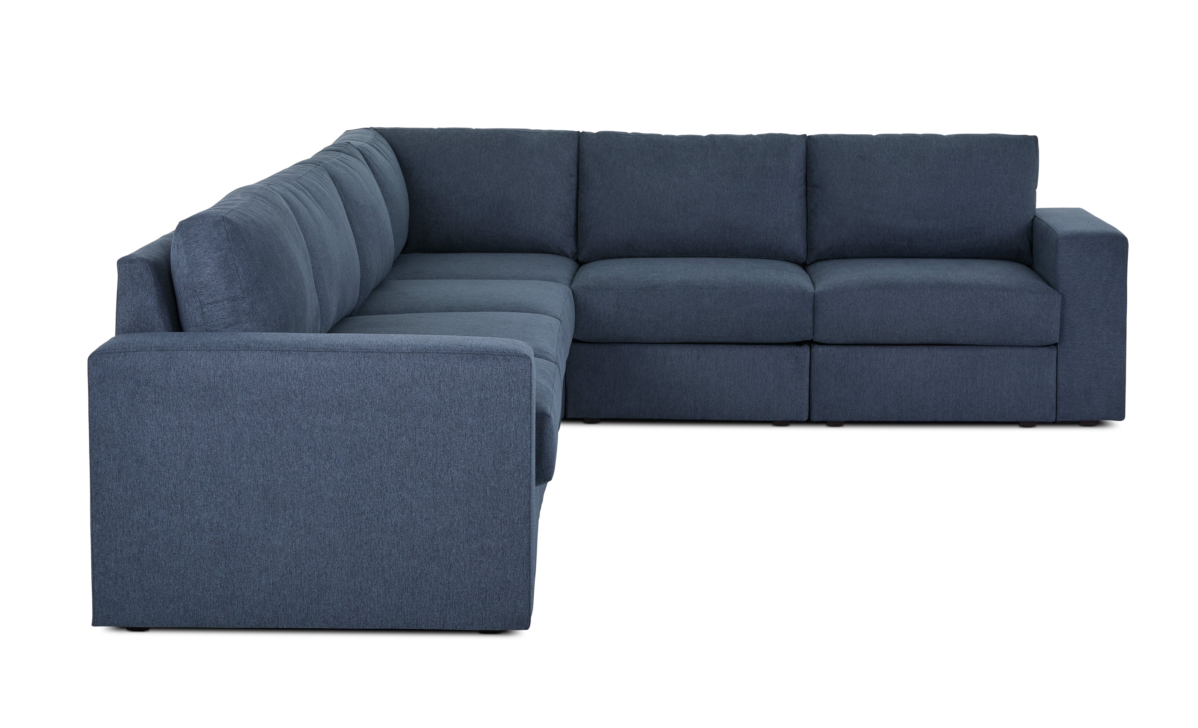 Flexsteel Flex Standard-Arm 6-Seat Sectional Sofa