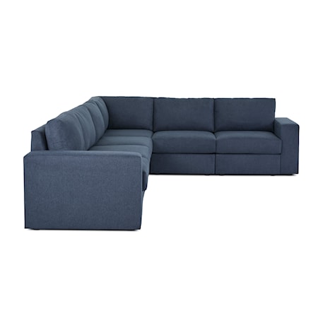 Standard-Arm 6-Seat Sectional Sofa