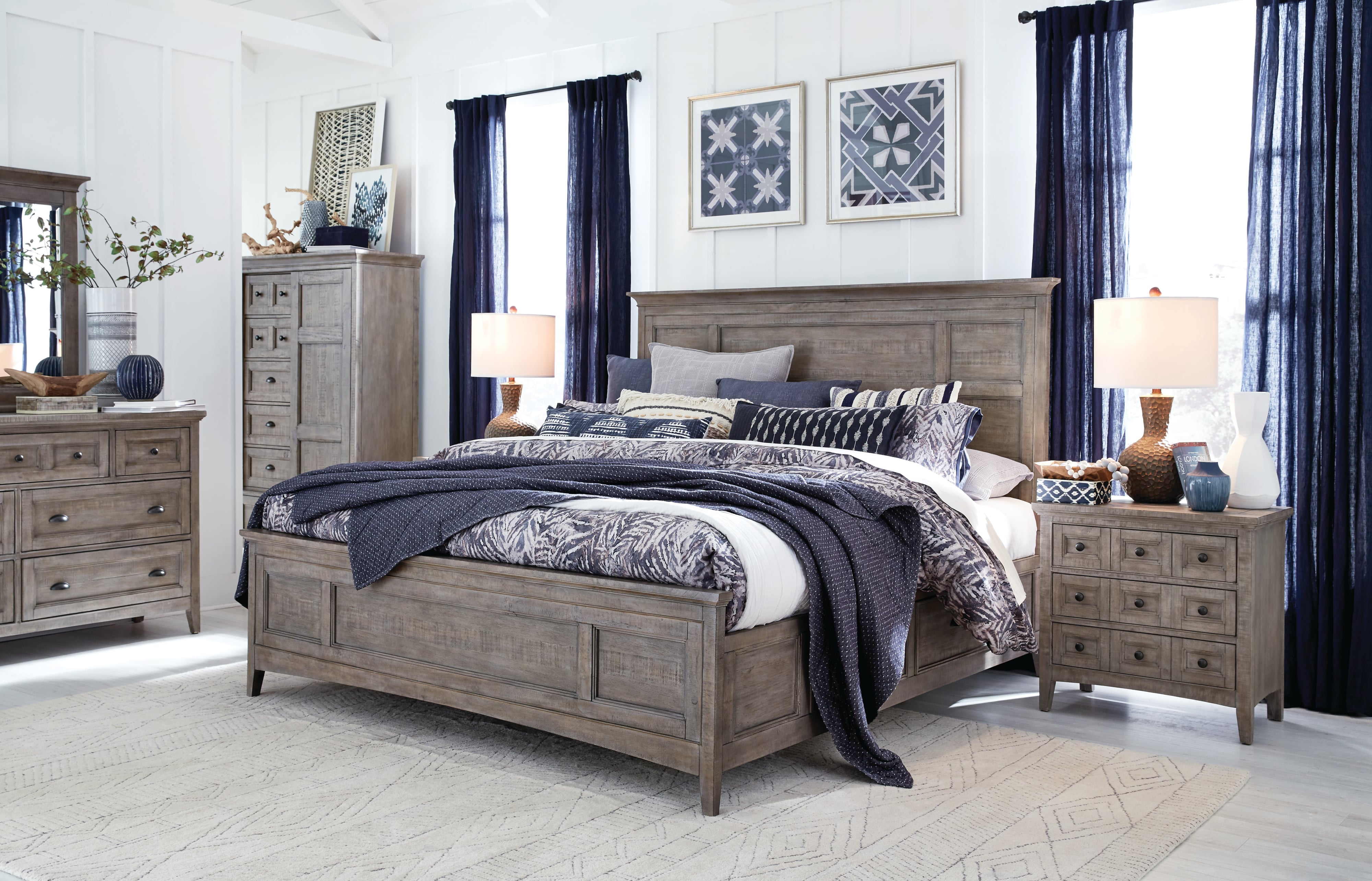 Queen Panel Bed