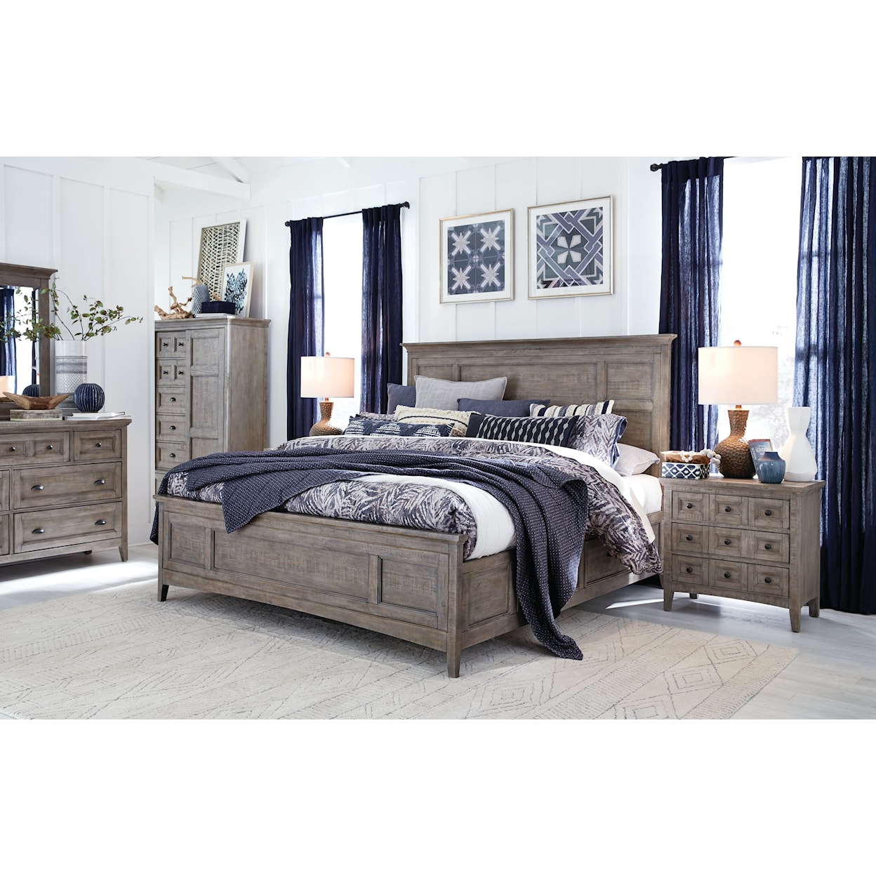 Magnussen Home Paxton Place Bedroom Queen Panel Bed