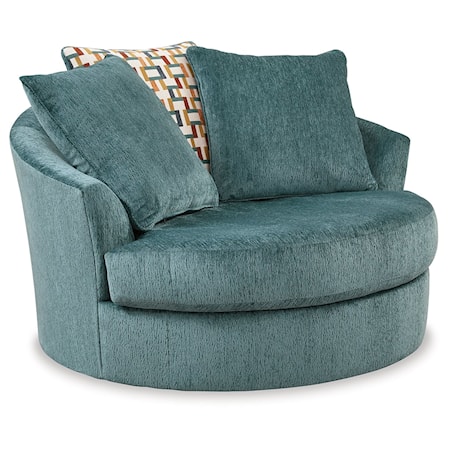 Oversized Swivel Accent Chair