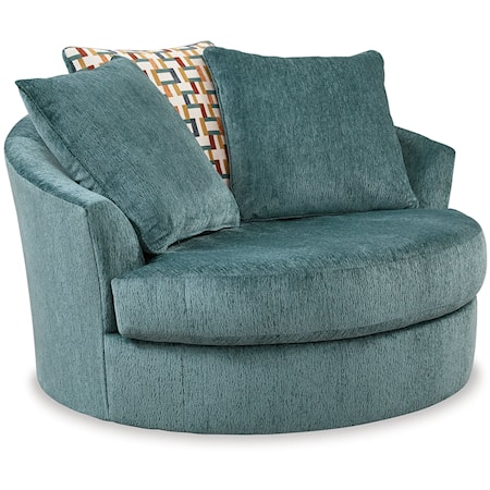 Oversized Swivel Accent Chair