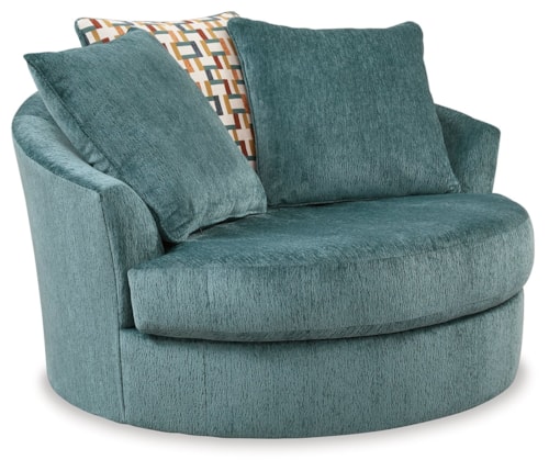 Oversized Swivel Accent Chair