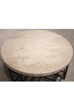 Riverside Furniture Capri Round End Table w/ Shelves