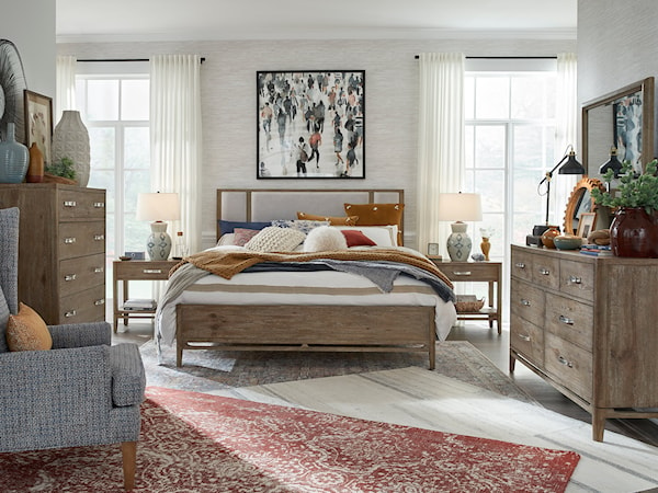 Upholstered Queen Bedroom Group