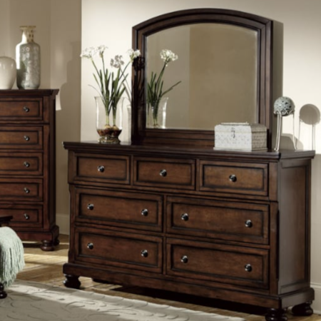 7-Drawer Dresser with Mirror