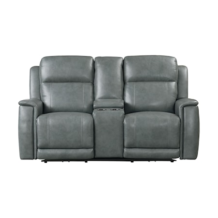 Power Reclining Console Loveseat