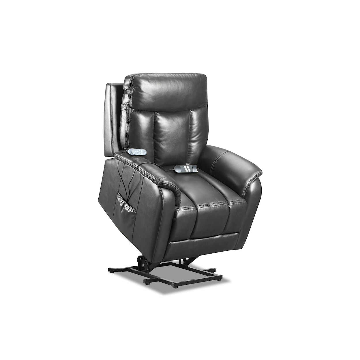 Behold Home 106 Jamey Charcoal Power Lift Recliner