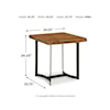 Signature Design Fortmaine Coffee Table And 2 End Tables