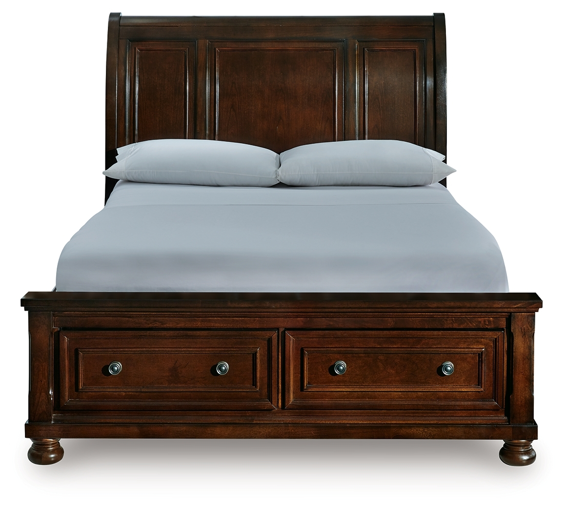 Queen Sleigh Storage Bed
