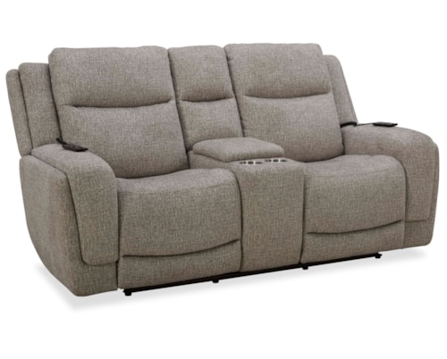 Casual Zero Gravity Power Reclining Console Loveseat with Heat, Massage, Power Headrest and Power Lumbar