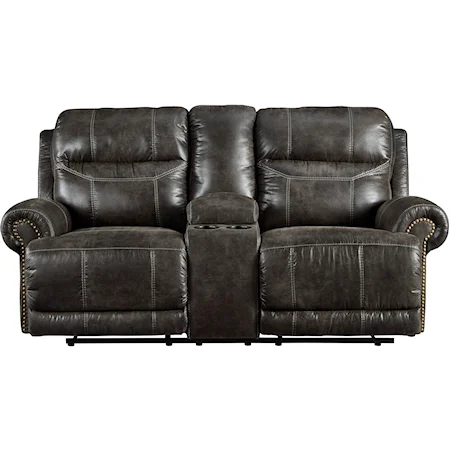 Power Reclining Loveseat with Console