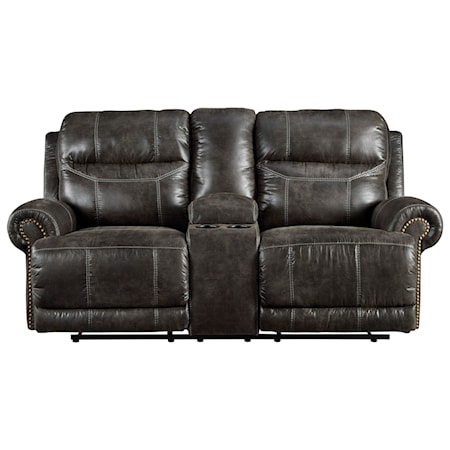 Power Reclining Loveseat with Console