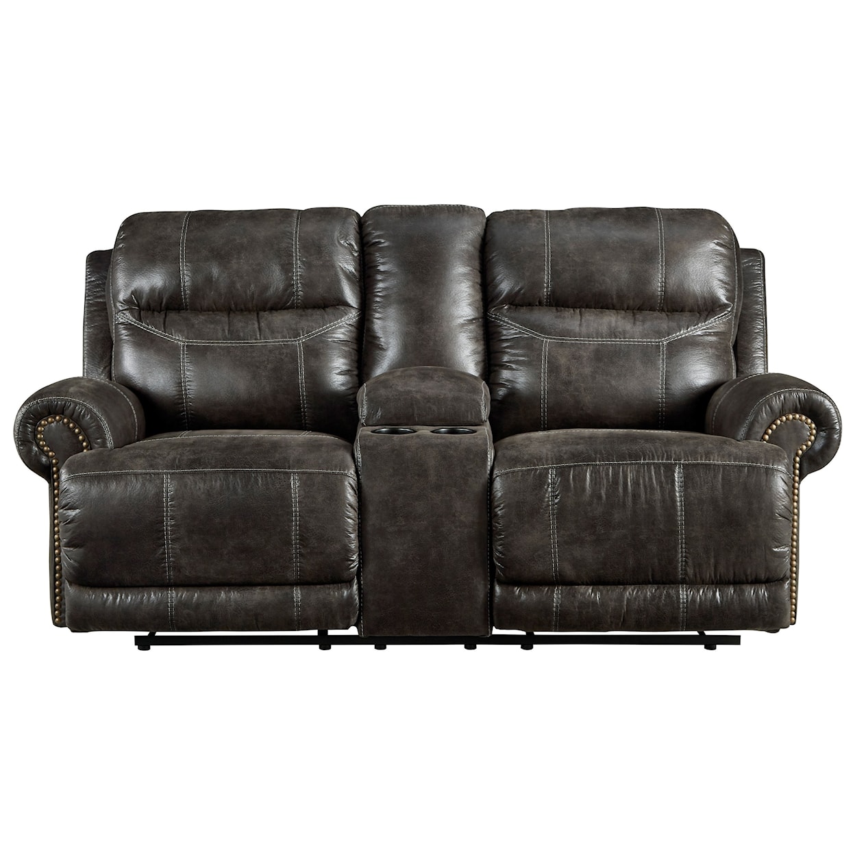 Benchcraft Grearview Power Reclining Loveseat with Console