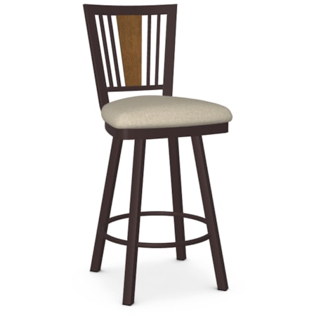 Upholstered Swivel Counter Stool