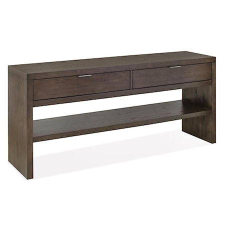 2-Drawer Rectangular Sofa Table