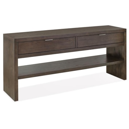 2-Drawer Rectangular Sofa Table
