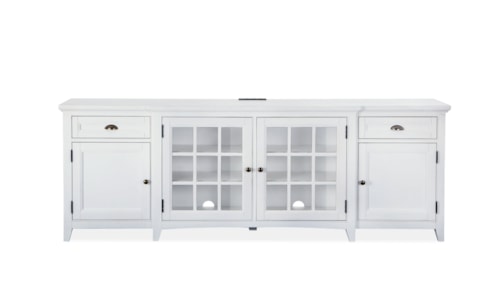 Modern Farmhouse 90" TV Stand with USB Port