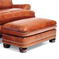 Traditional Austin Ottoman and a Half