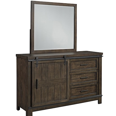 Dresser and Mirror