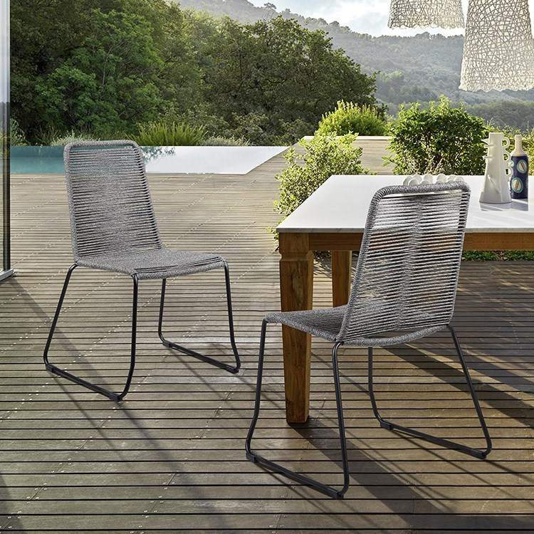Outdoor Patio Dining Chair - Set of 2