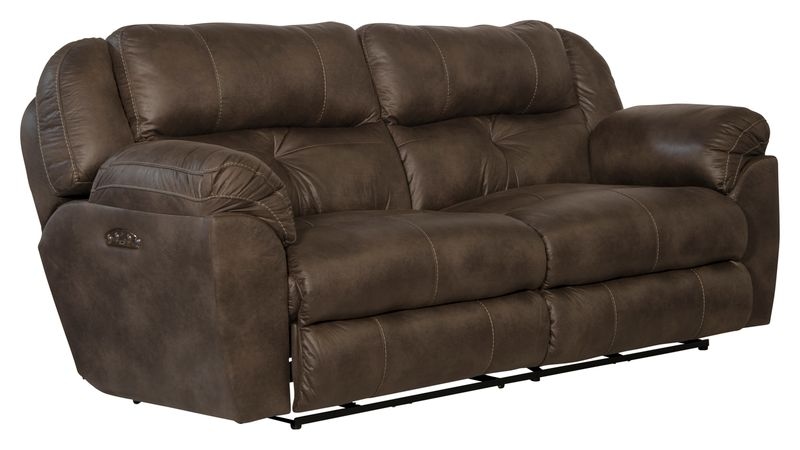 Power Headrest Lay Flat Reclining Sofa