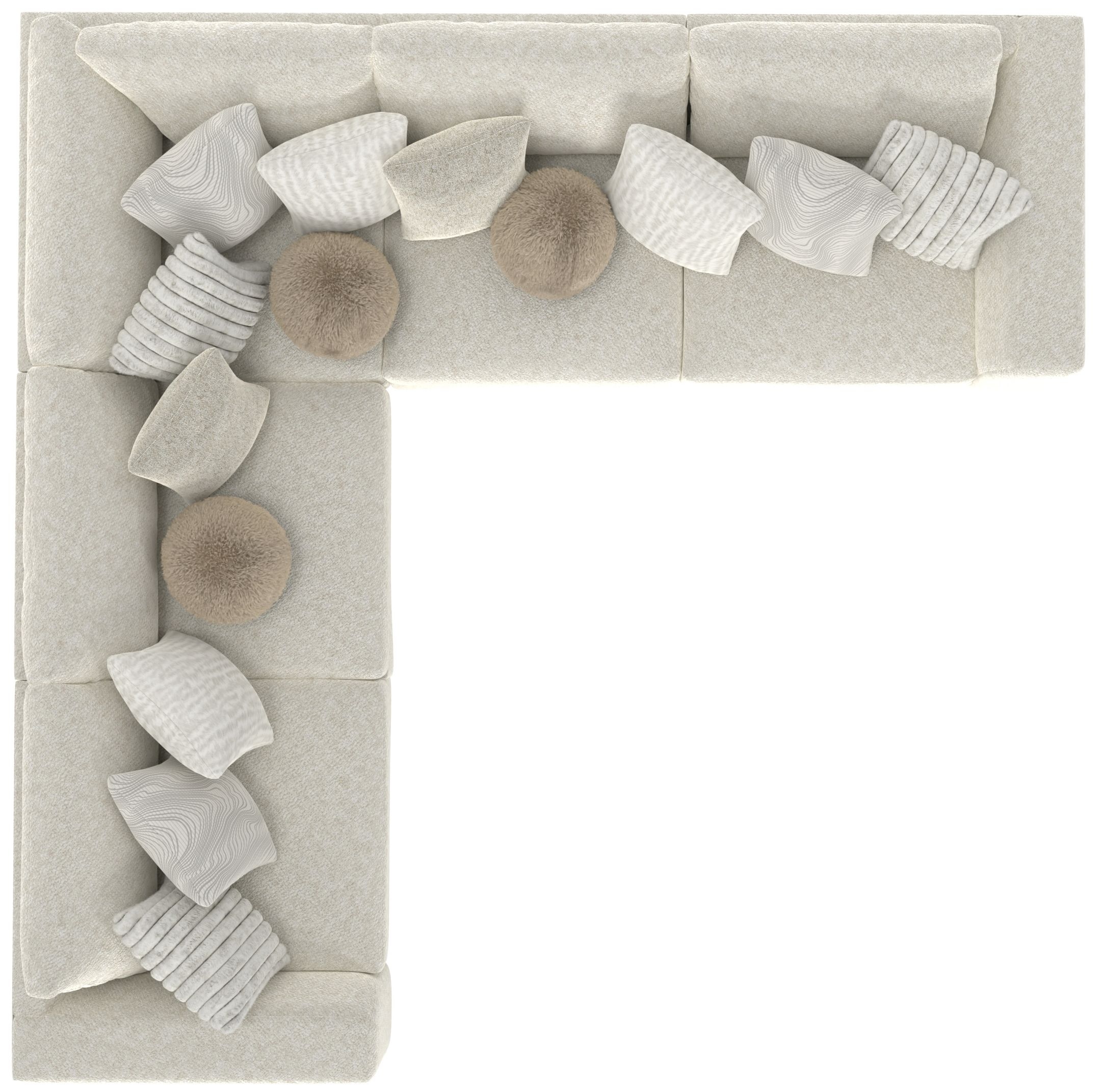 Jackson Furniture Jazzy 5-Piece Sectional Sofa