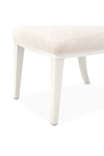 Michael Amini La Marisia Glam Upholstered Wing-Back Vanity Chair