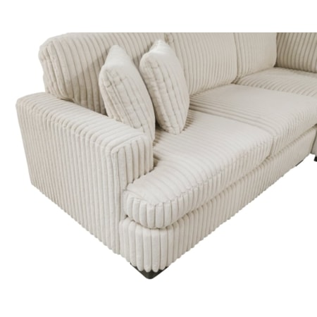 4-pc. Sectional Sofa w/Left Cuddler