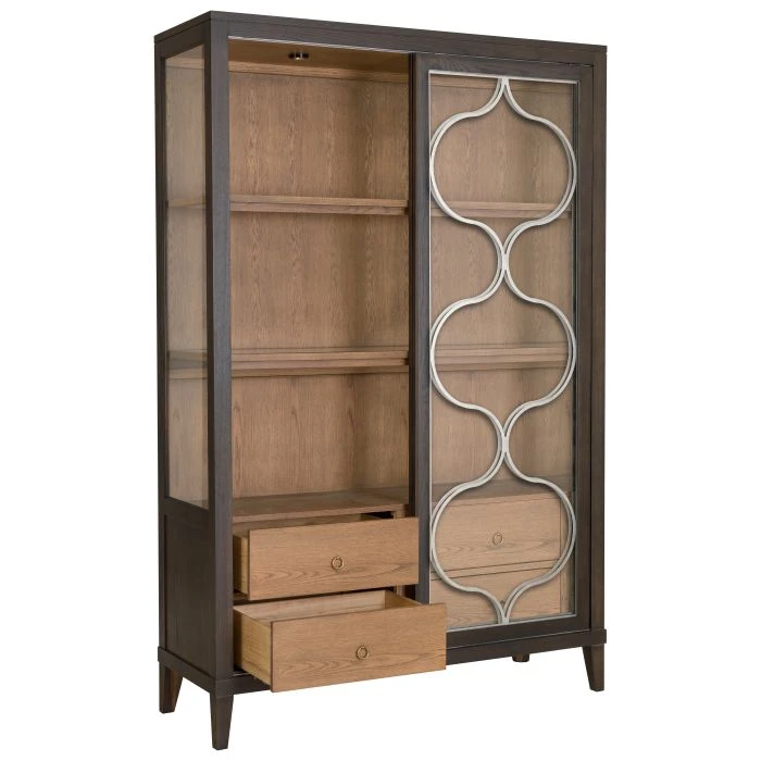 4-Drawer Curio Cabinet
